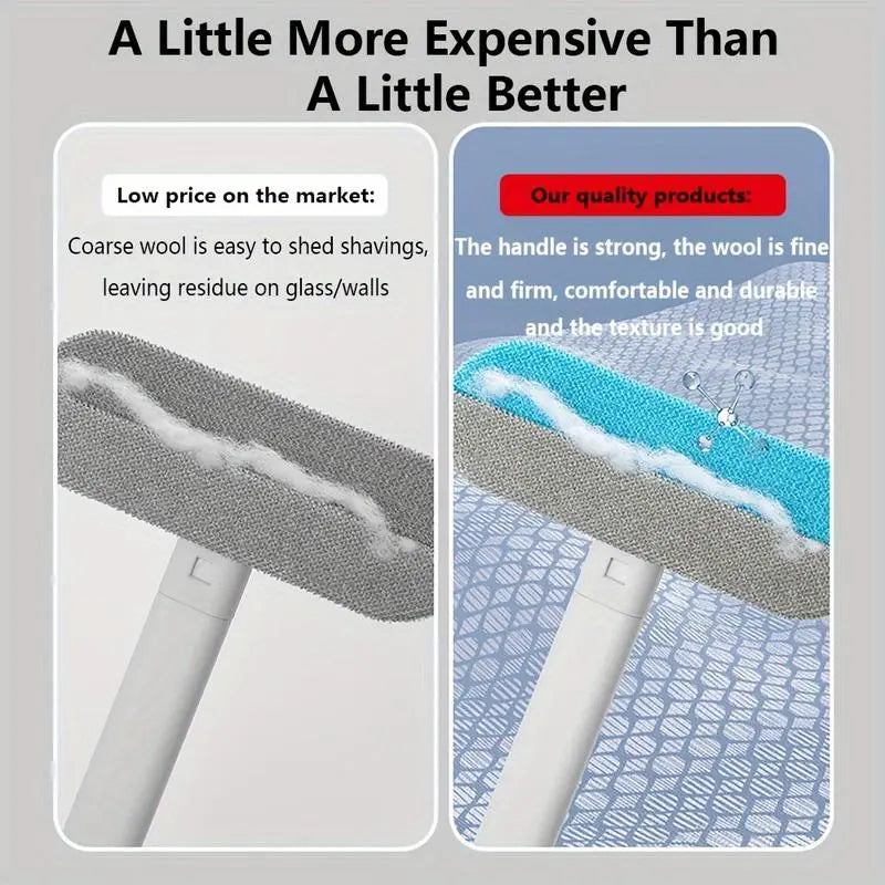 Reusable Pet Hair Removal Brush – Versatile Lint Cleaner for Dogs and Cats, Extended Handle, Washable Grooming Tool for Furniture, Clothing, Bedding, Sofas, Carpets, and Window Screens