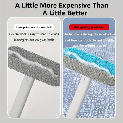 Reusable Pet Hair Removal Brush – Versatile Lint Cleaner for Dogs and Cats, Extended Handle, Washable Grooming Tool for Furniture, Clothing, Bedding, Sofas, Carpets, and Window Screens