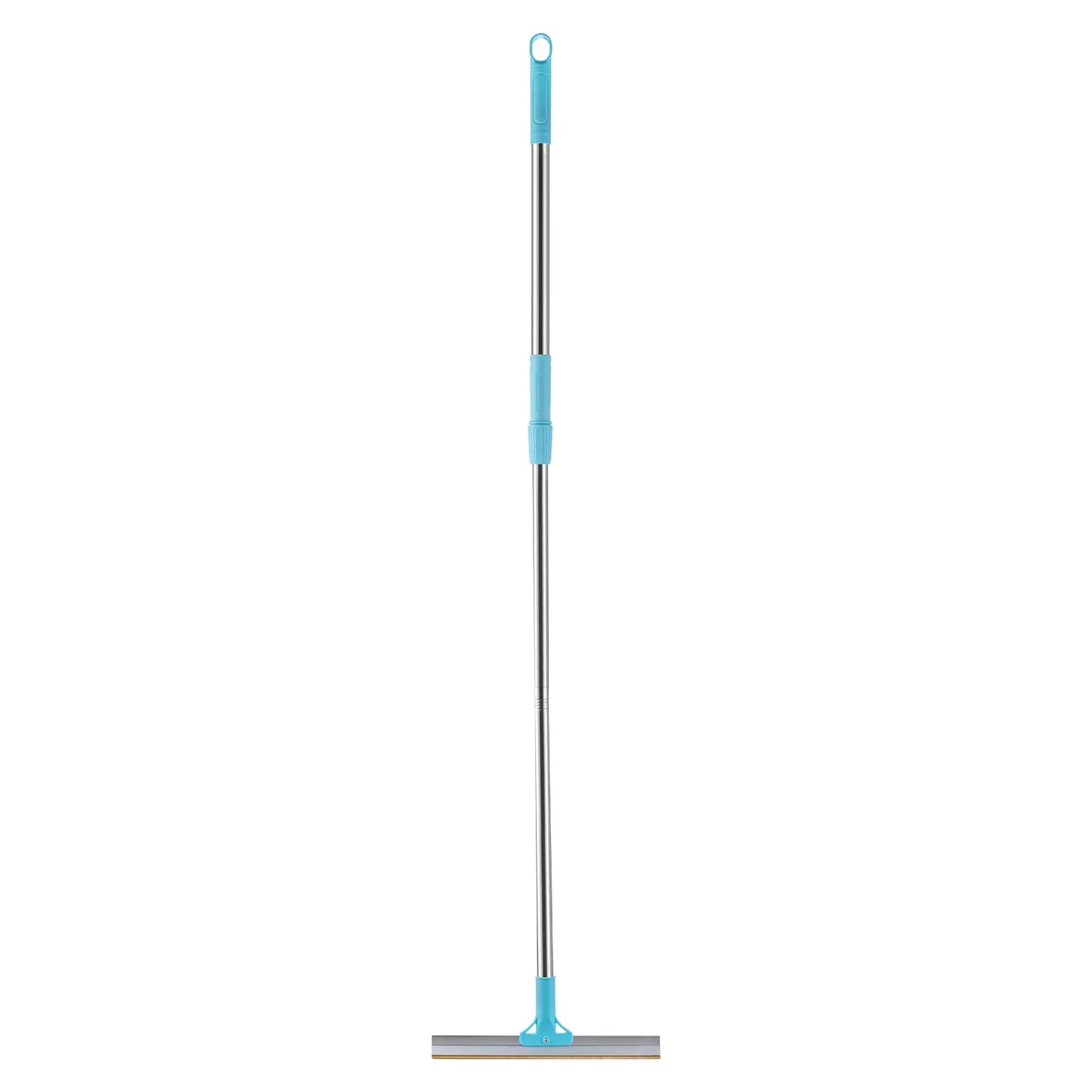Vevor Adjustable Pet Hair Carpet Rake Brush with Copper Bristles - 3-Section Long Handle (35.83-55.51 in) for Effective Fur Removal from Carpets, Rugs, and Couches