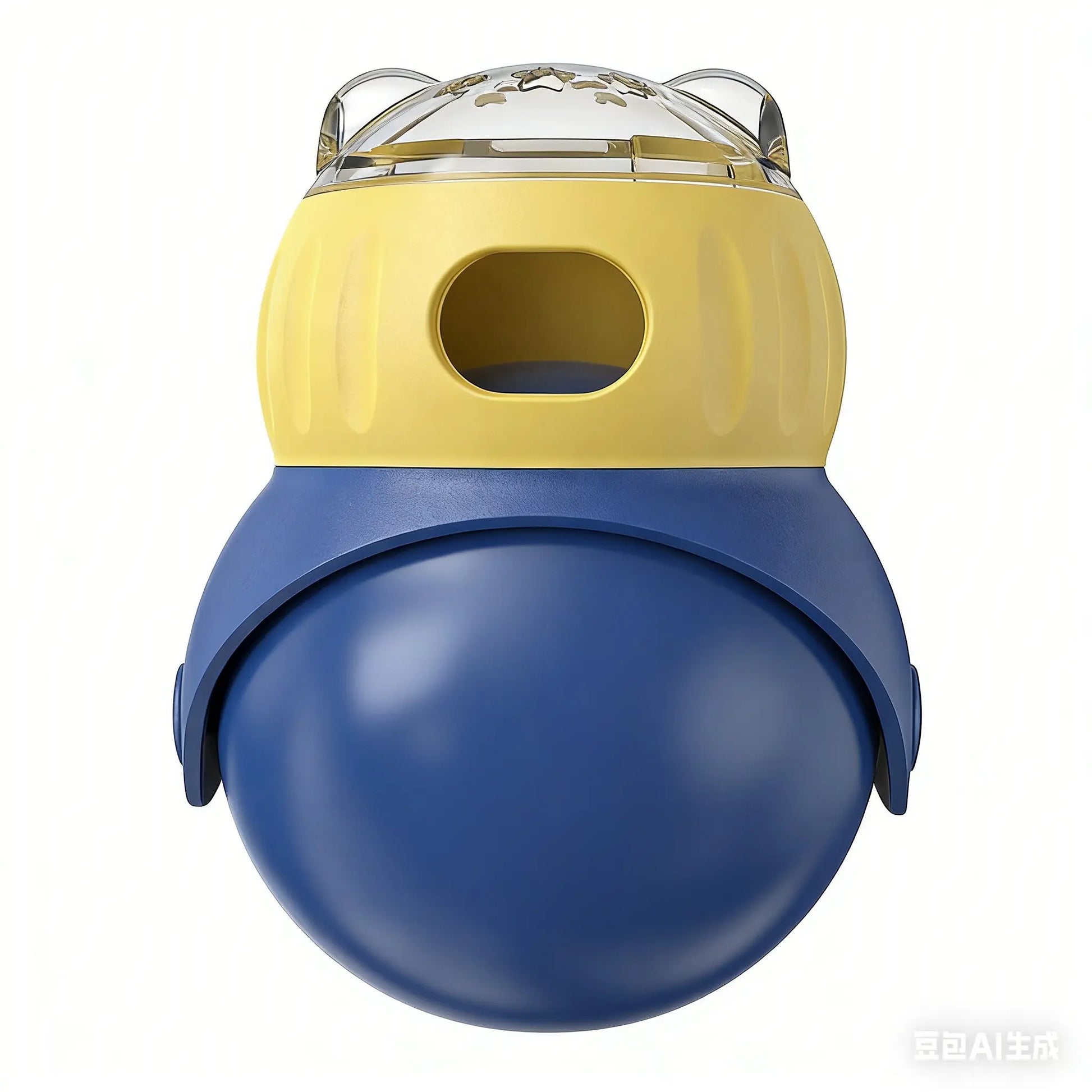 Cat and Small Dog Puzzle Food Dispensing Ball - Interactive Slow Feeder Toy for Boredom Relief and Enrichment