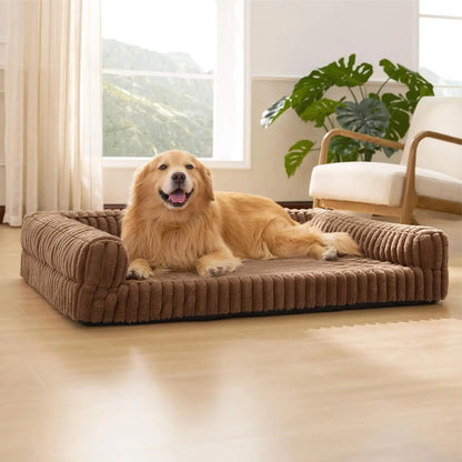 Bedsure Orthopedic Dog Bed for Extra Large Dogs - Waterproof Memory Foam with Non-Slip Base and Removable Corduroy Cover, Now Up to $20 Off