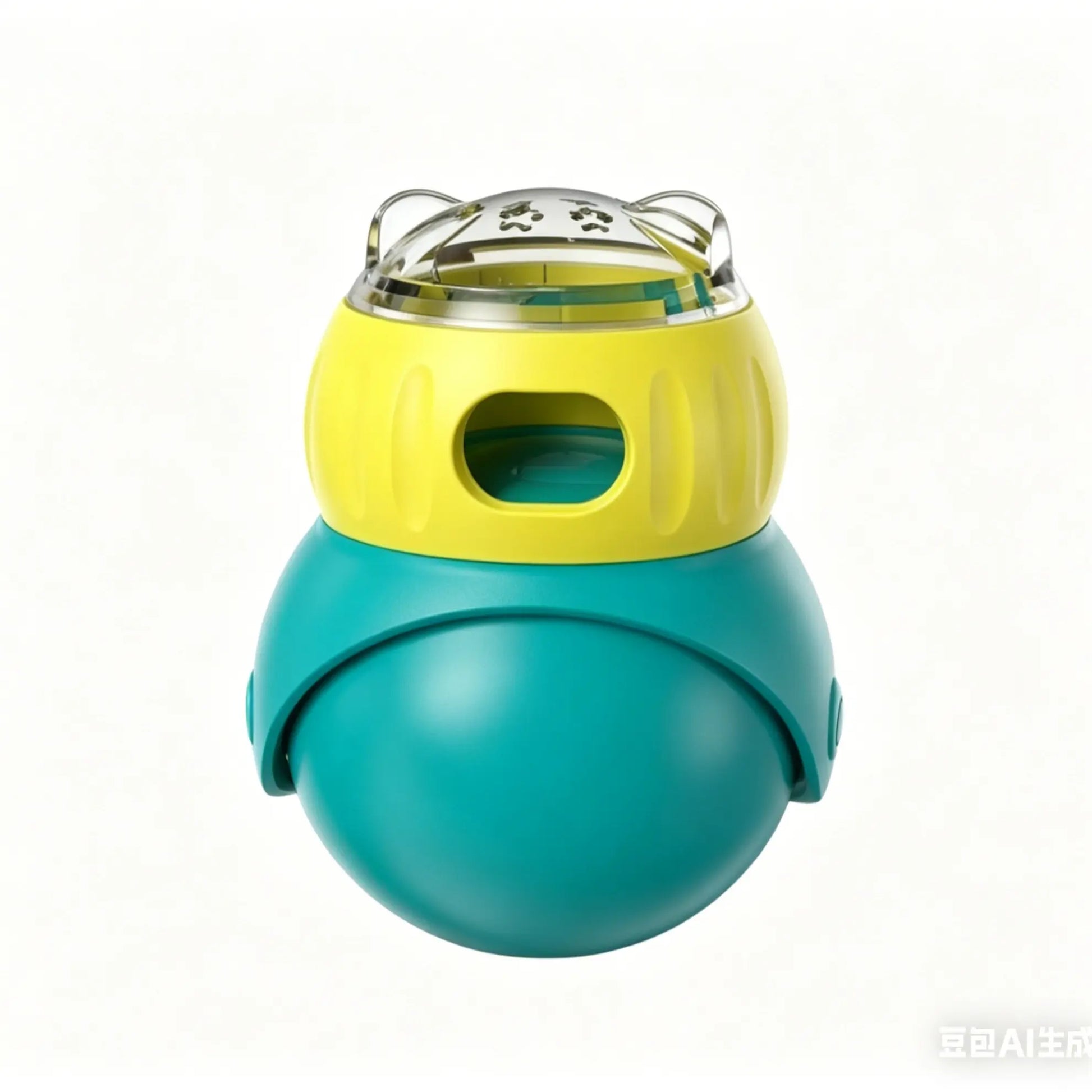 Cat and Small Dog Puzzle Food Dispensing Ball - Interactive Slow Feeder Toy for Boredom Relief and Enrichment