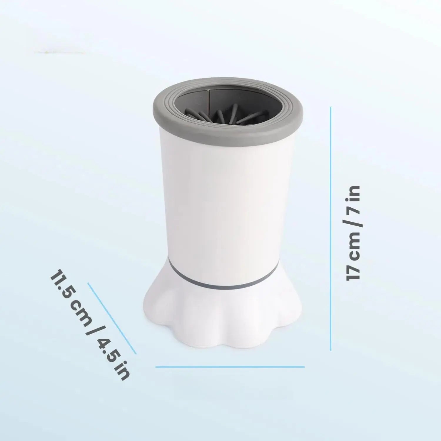 ALL for PAWS Automatic Dog Paw Cleaner - Electric Portable Paw Washer with Silicone Brush, Two Speed Settings, and Suction Cup Base